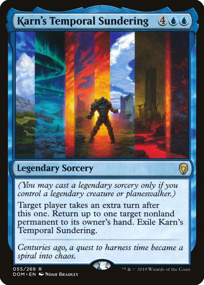 Karn's Temporal Sundering [Dominaria] Foil
