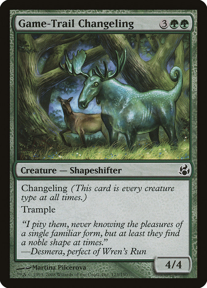 Game-Trail Changeling [Morningtide] Foil