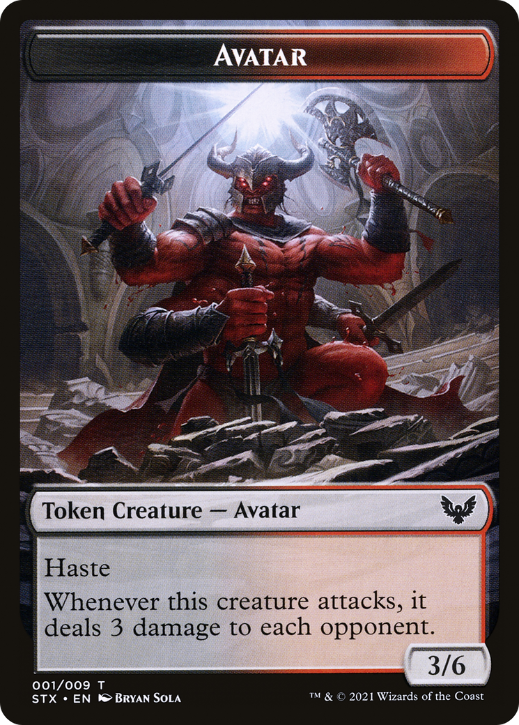 Avatar  [Strixhaven: School of Mages Tokens] Foil