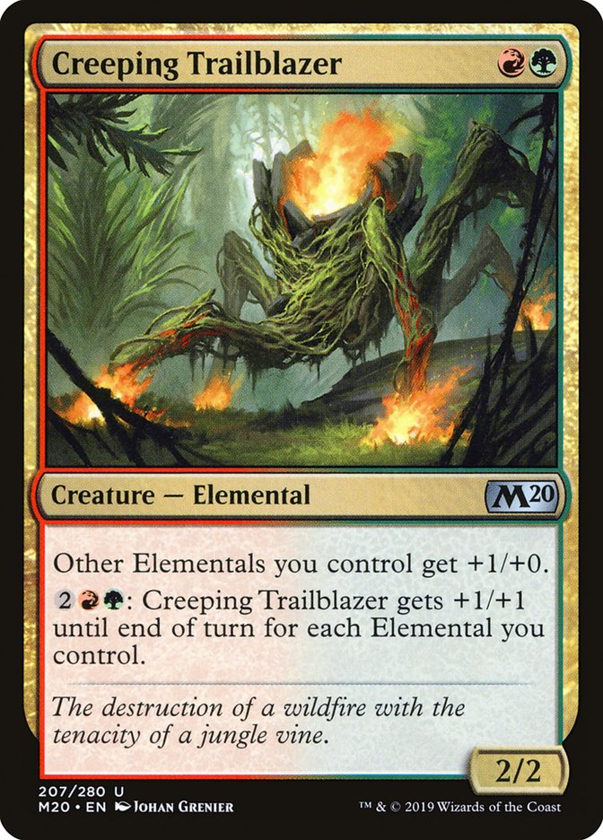 Creeping Trailblazer [Core Set 2020] Foil
