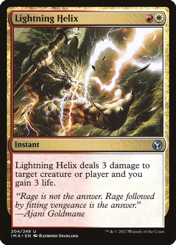 Lightning Helix [Iconic Masters] Foil