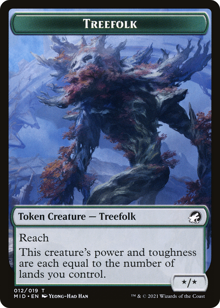 Treefolk  [Innistrad: Midnight Hunt Tokens]