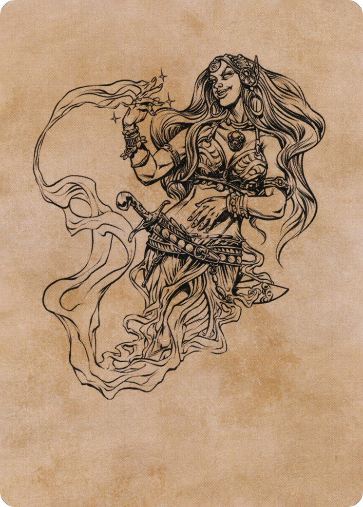 Djinni Windseer // Djinni Windseer  [Adventures in the Forgotten Realms Art Series] (Borderless) Foil