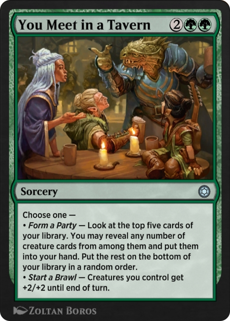 You Meet in a Tavern  [Alchemy Horizons: Baldur's Gate]
