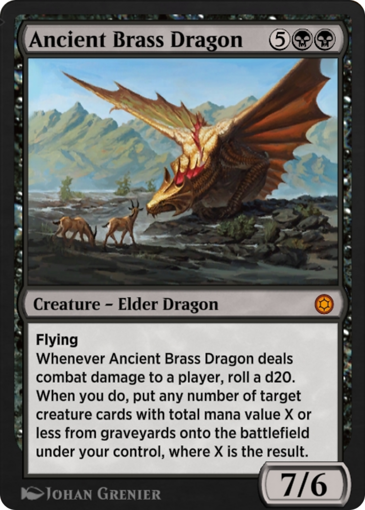 Ancient Brass Dragon  [Alchemy Horizons: Baldur's Gate]