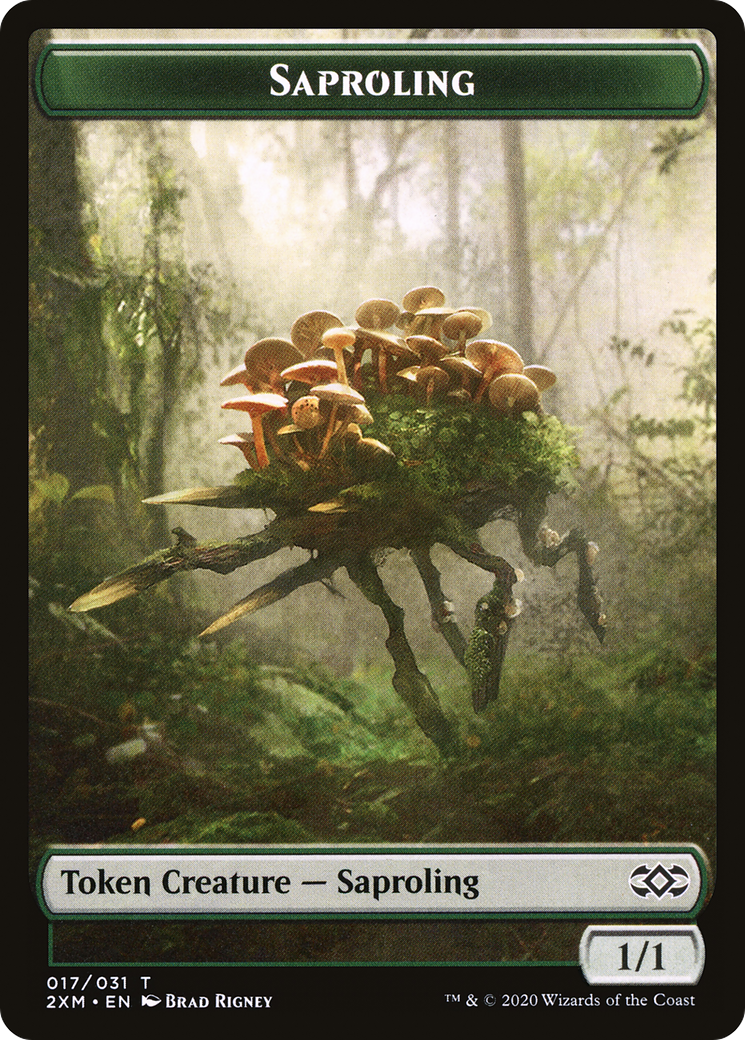 Saproling  [Double Masters Tokens] Foil