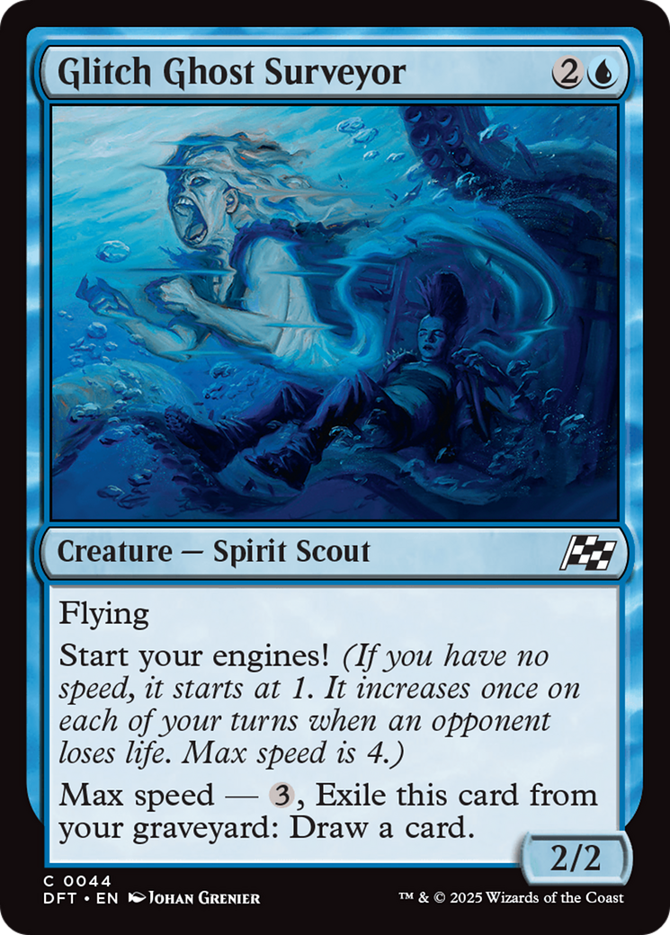 Glitch Ghost Surveyor [Aetherdrift] Foil