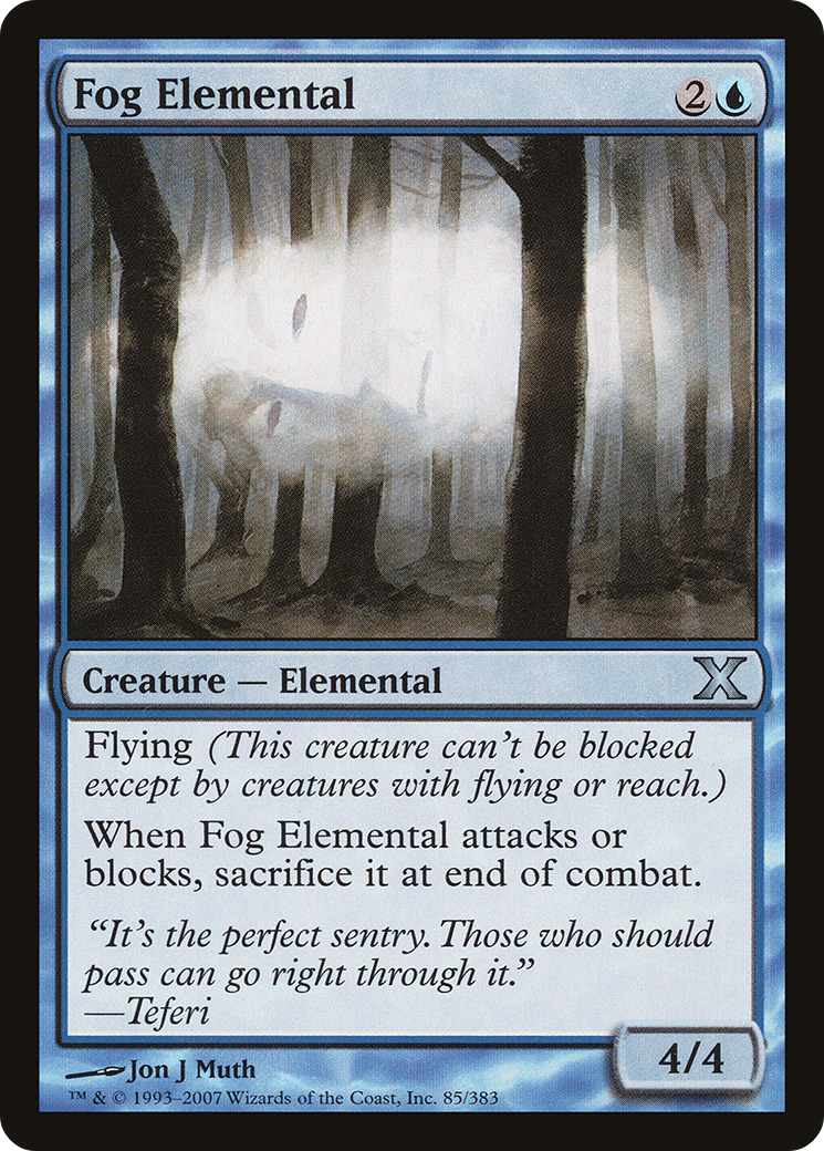 Fog Elemental  [Tenth Edition]