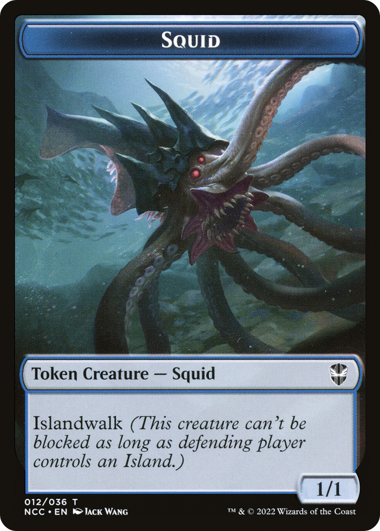 Squid  [New Capenna Commander Tokens]