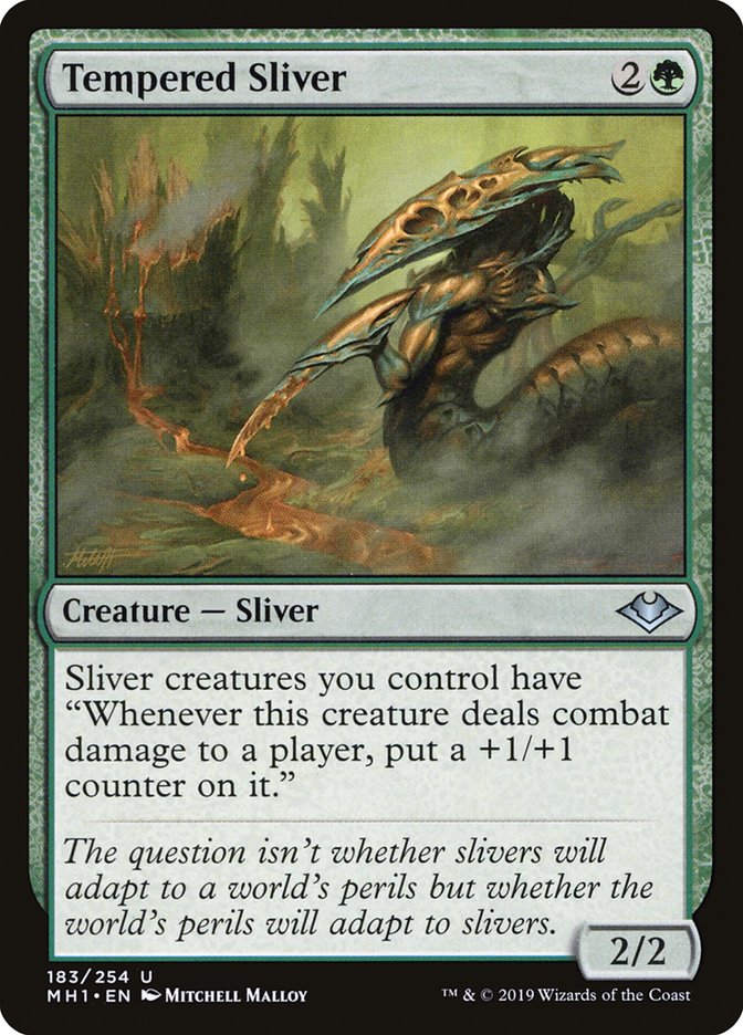 Tempered Sliver [Modern Horizons] Foil