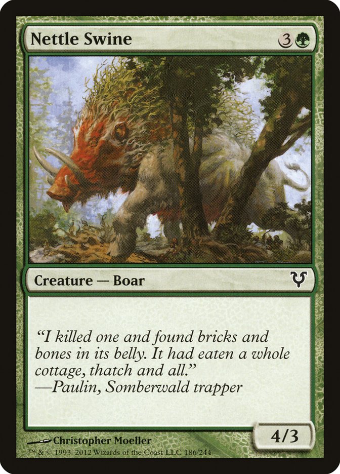 Nettle Swine [Avacyn Restored] Foil