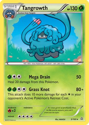 Tangrowth (5/160) [XY: Primal Clash] Reverse Holofoil