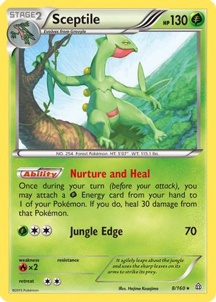 Sceptile (8/160) [XY: Primal Clash] Reverse Holofoil