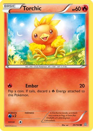 Torchic (25/160) [XY: Primal Clash] Reverse Holofoil