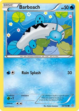 Barboach (39/160) [XY: Primal Clash] Reverse Holofoil