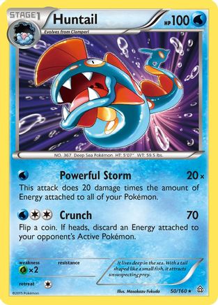Huntail (50/160) [XY: Primal Clash] Reverse Holofoil