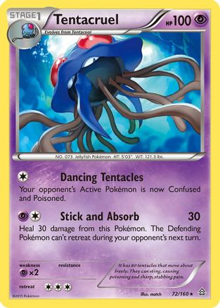 Tentacruel (72/160) [XY: Primal Clash] Reverse Holofoil