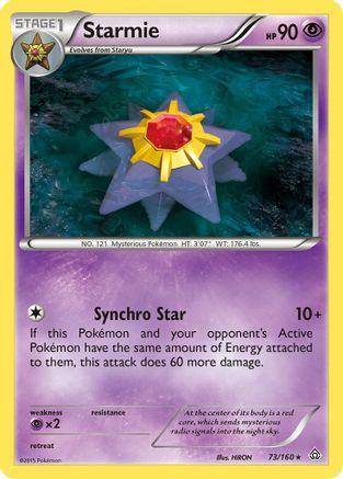 Starmie (73/160) [XY: Primal Clash] Reverse Holofoil