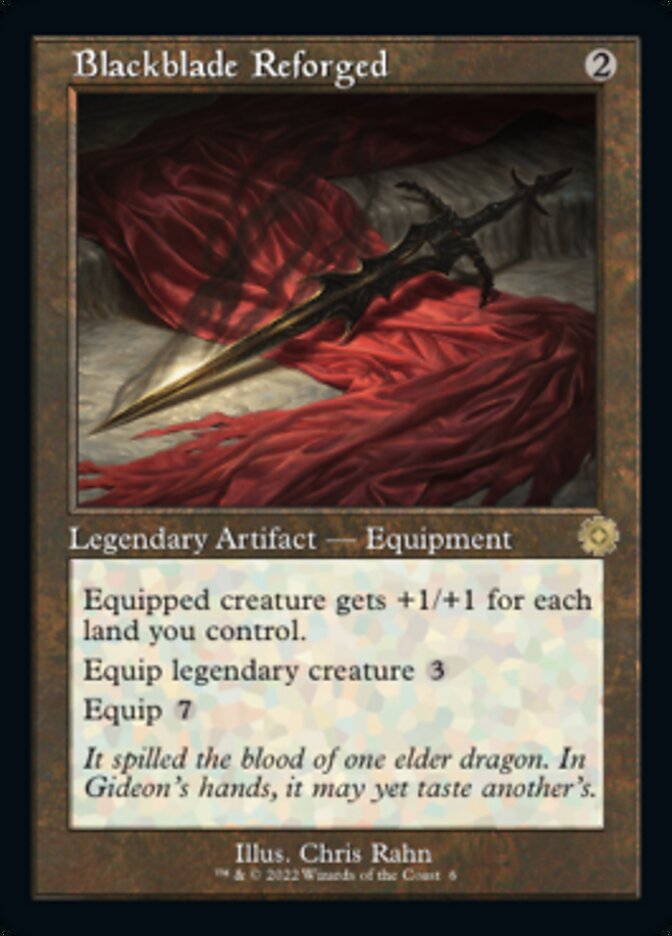 Blackblade Reforged (Retro) [The Brothers' War Retro Artifacts] Foil