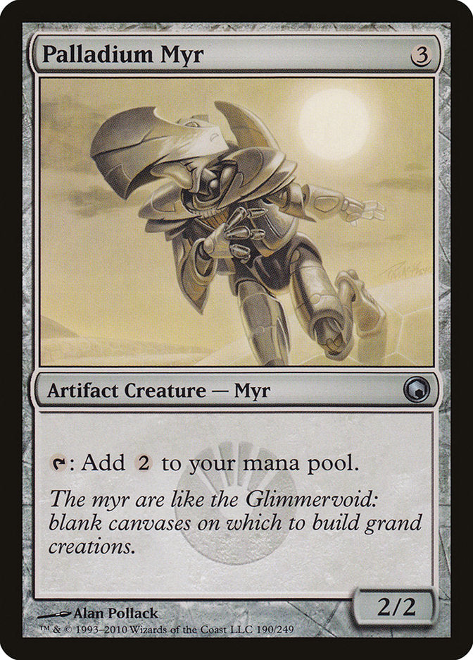 Palladium Myr [Scars of Mirrodin] Foil