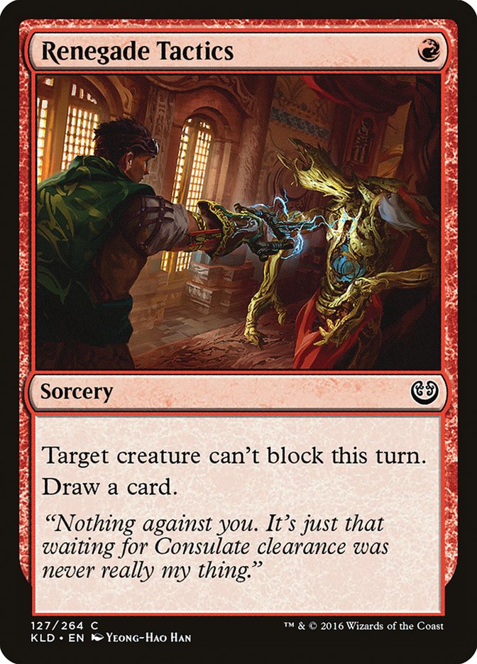 Renegade Tactics [Kaladesh] Foil