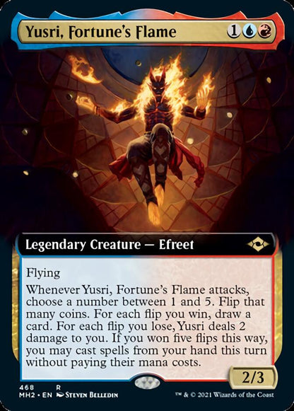Yusri, Fortune's Flame (Extended Art) [Modern Horizons 2] Foil
