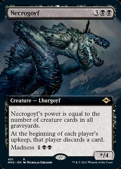Necrogoyf (Extended Art) [Modern Horizons 2] Foil