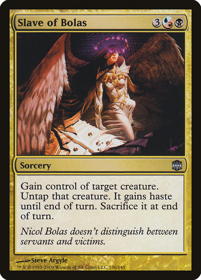 Slave of Bolas [Alara Reborn] Foil