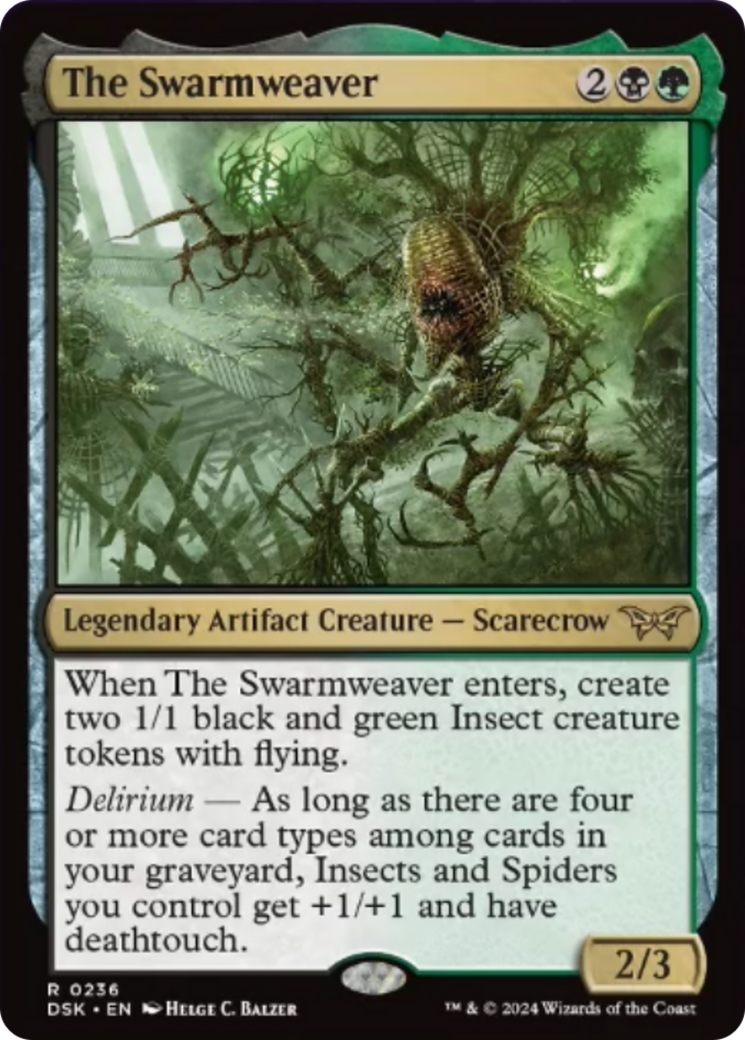 The Swarmweaver (0236) [Duskmourn: House of Horror] Foil