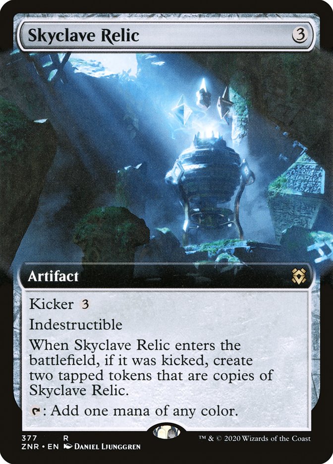 Skyclave Relic (Extended Art) [Zendikar Rising] Foil
