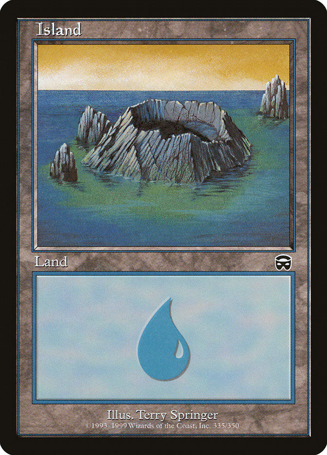 Island (335) [Mercadian Masques] Foil