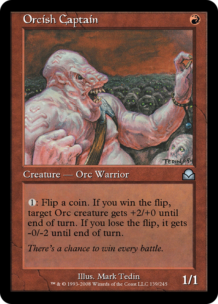 Orcish Captain  [Masters Edition II] Foil