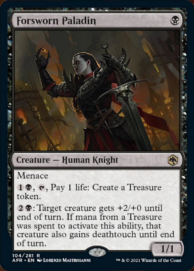 Forsworn Paladin [Dungeons & Dragons: Adventures in the Forgotten Realms] Foil
