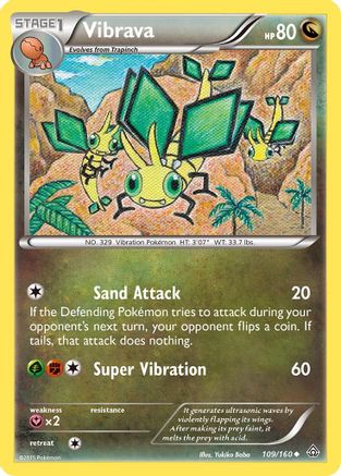 Vibrava (109/160) [XY: Primal Clash] Reverse Holofoil
