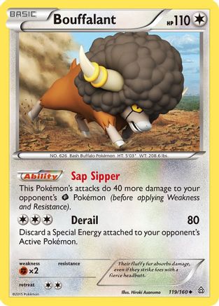 Bouffalant (119/160) [XY: Primal Clash] Reverse Holofoil