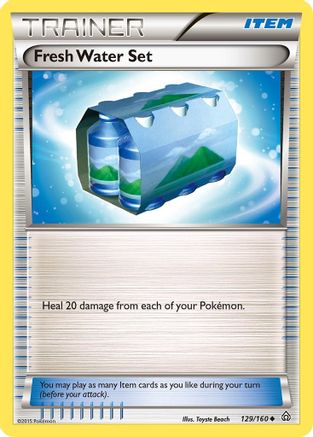 Fresh Water Set (129/160) [XY: Primal Clash] Reverse Holofoil