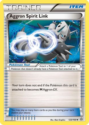Aggron Spirit Link (123/160) [XY: Primal Clash] Reverse Holofoil