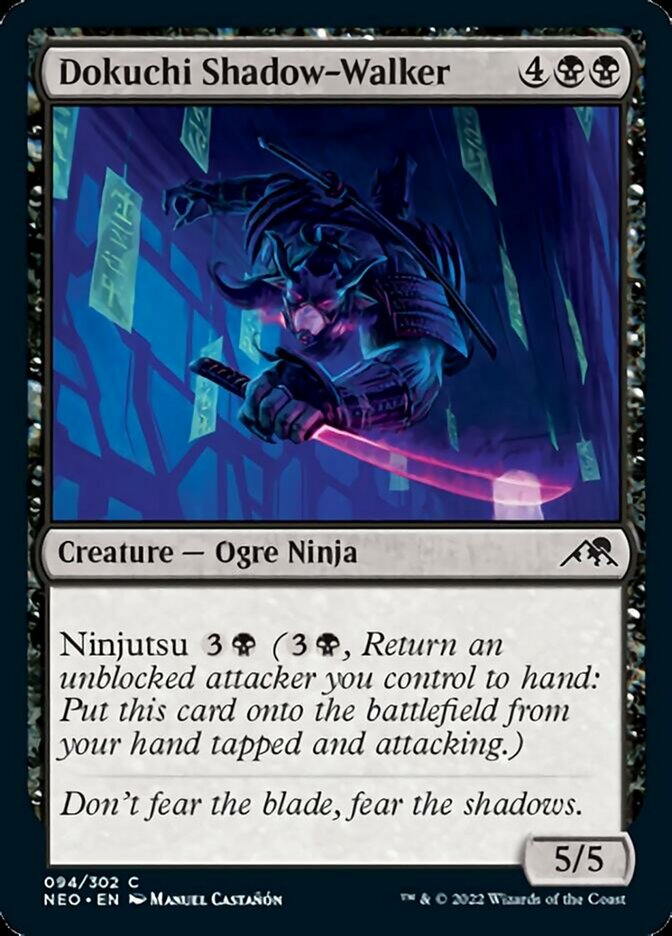 Dokuchi Shadow-Walker [Kamigawa: Neon Dynasty] Foil