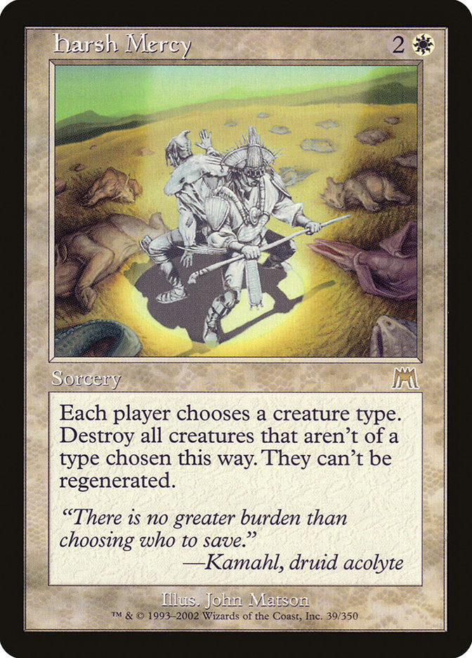 Harsh Mercy [Onslaught] Foil