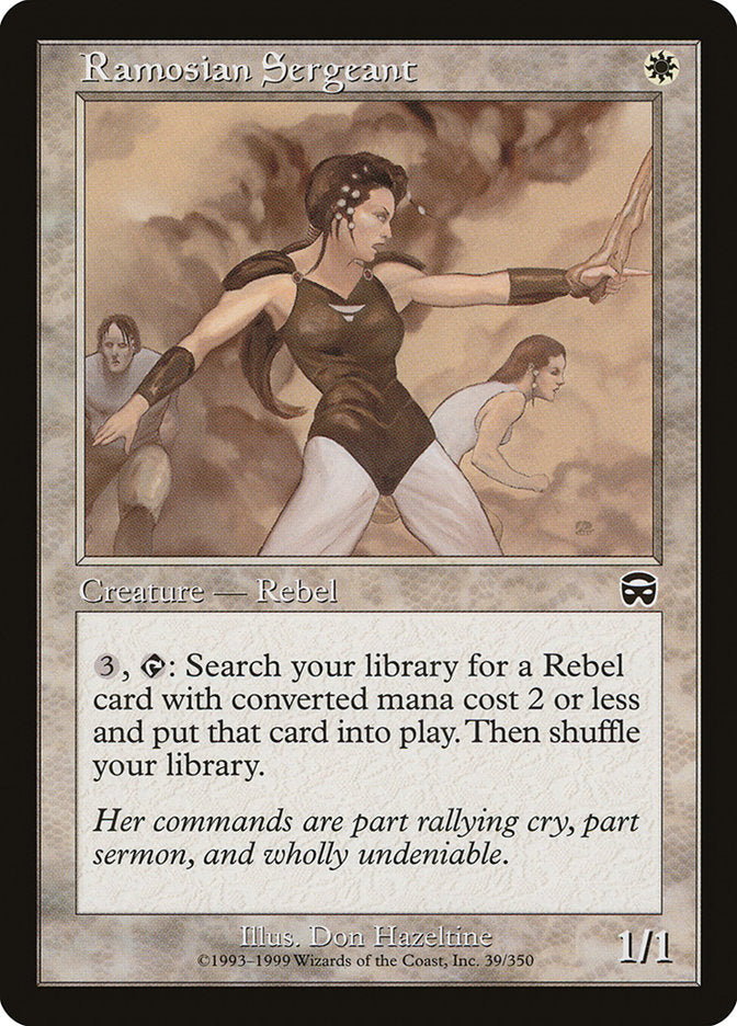 Ramosian Sergeant [Mercadian Masques] Foil