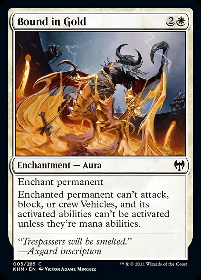 Bound in Gold [Kaldheim] Foil