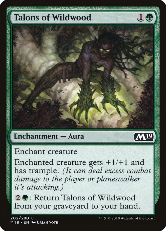 Talons of Wildwood [Core Set 2019] Foil