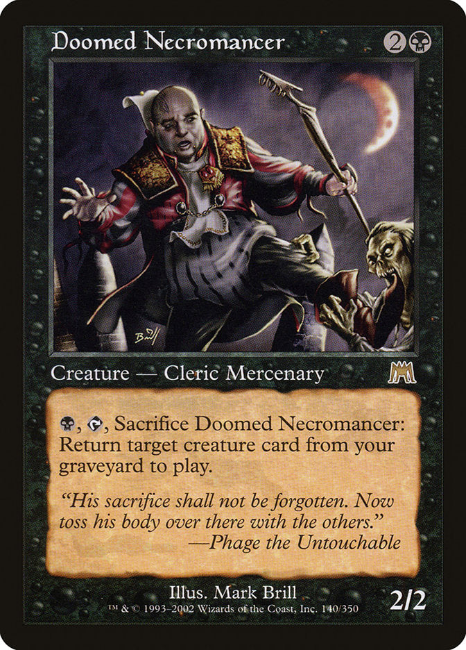 Doomed Necromancer [Onslaught] Foil