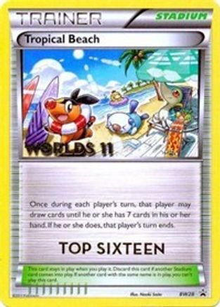 Tropical Beach (BW28) (Top 16) [Black & White: Black Star Promos] Holofoil