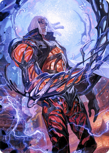 Tezzeret, Betrayer of Flesh // Tezzeret, Betrayer of Flesh  [Neon Dynasty Art Series] (Borderless)
