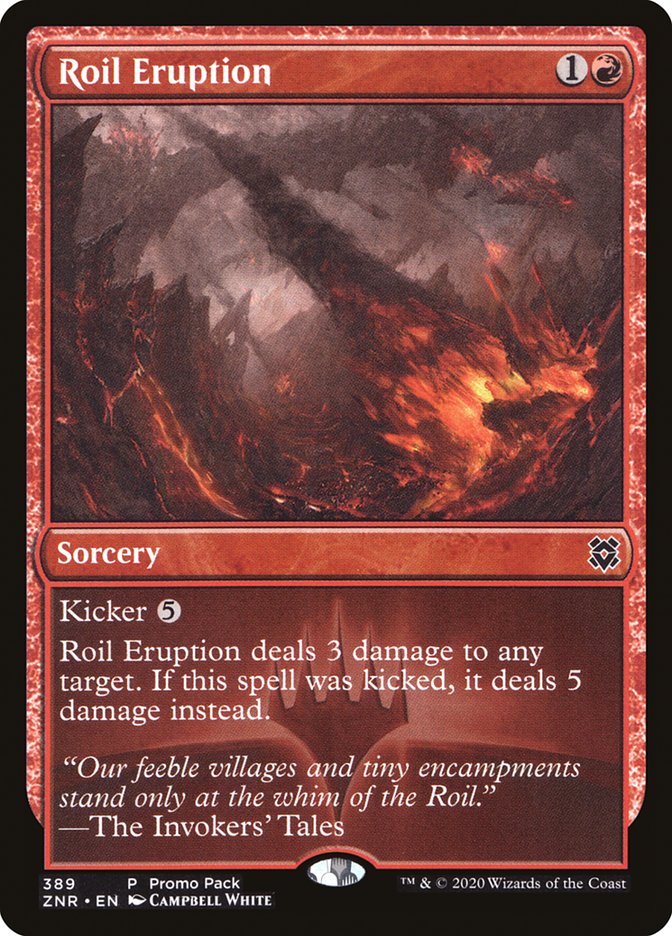 Roil Eruption (Promo Pack) [Zendikar Rising Promos] Foil