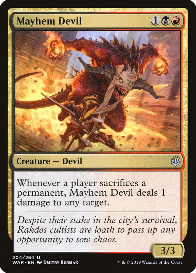 Mayhem Devil [War of the Spark] Foil
