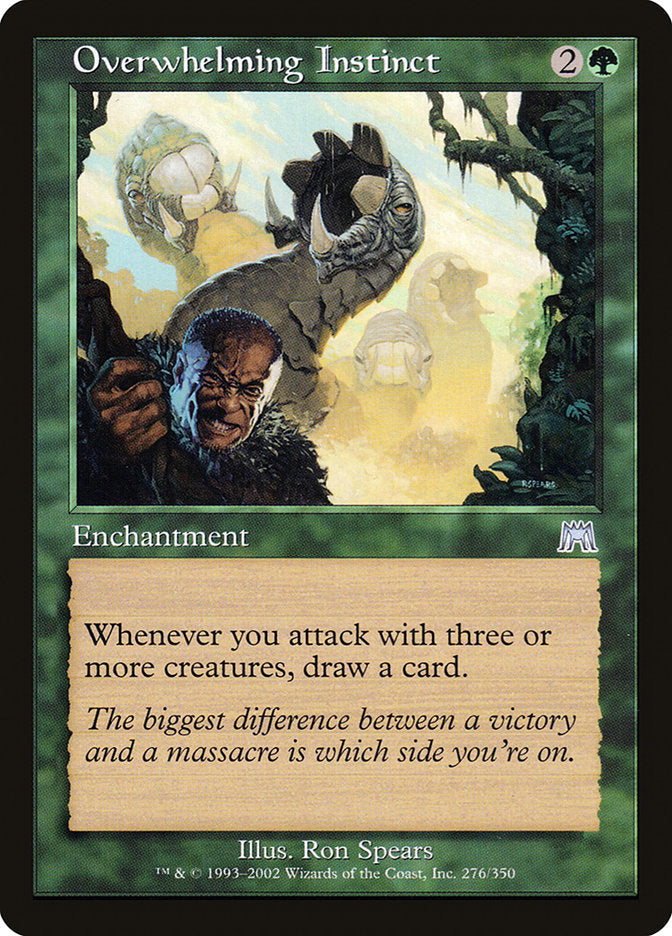 Overwhelming Instinct [Onslaught] Foil