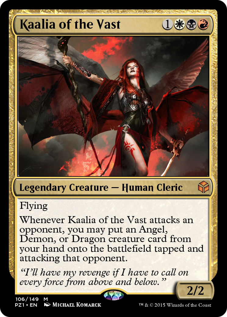Kaalia of the Vast  [Legendary Cube Prize Pack] Foil