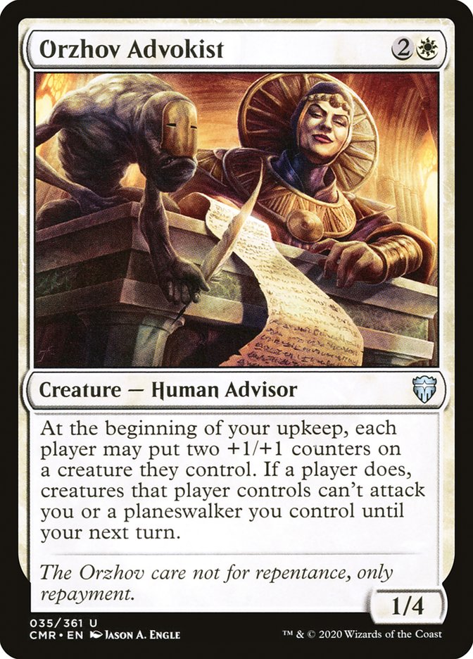 Orzhov Advokist [Commander Legends] Foil
